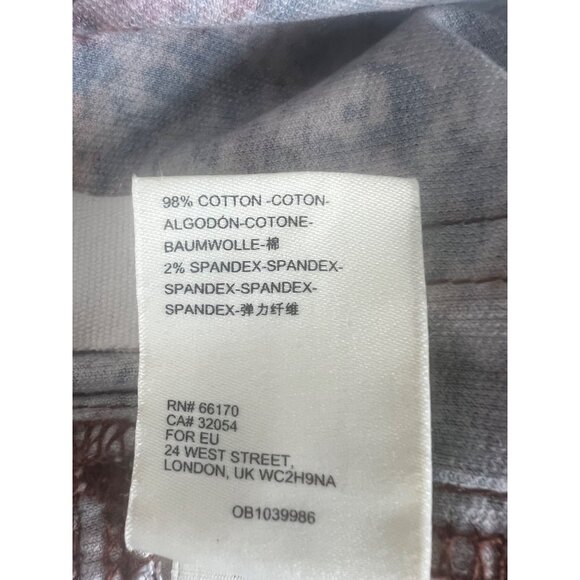 Pilcro & The Letterpress High-Rise Skinny Jeans Floral Print Size 27 - Picture 9 of 16